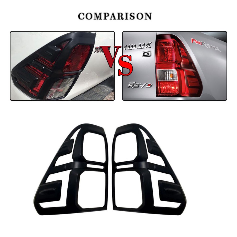 Toyota Hilux Revo Conquest Tail Light Cover Garnish Matte