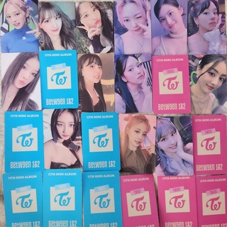 TWICE 11th Mini Album BETWEEN 1 2 Soundwave Luckydraw PVC Photocard