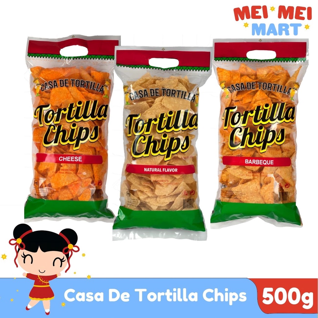 Casa De Tortilla Nacho Chips Plain Barbeque Cheese Chili Lime Sourcream