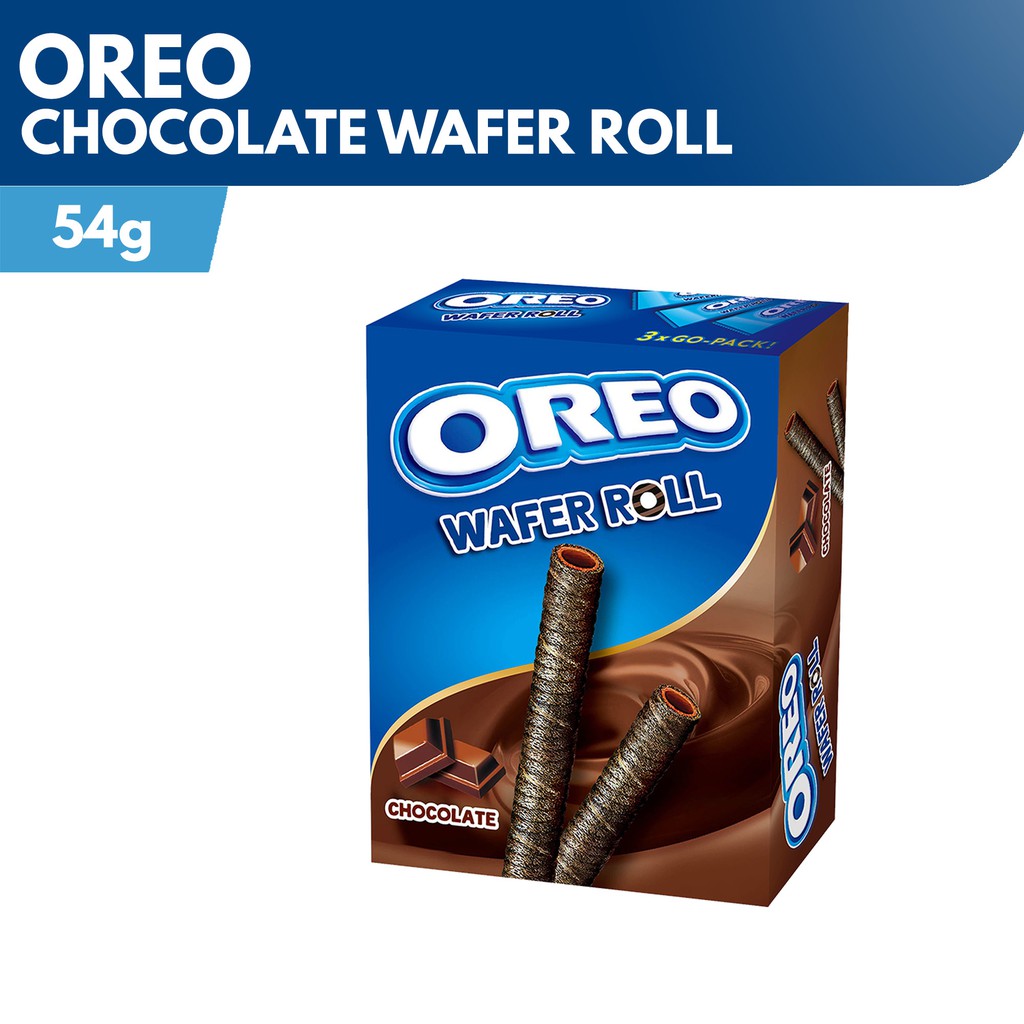 Oreo Chocolate Wafer Roll 54g Shopee Philippines