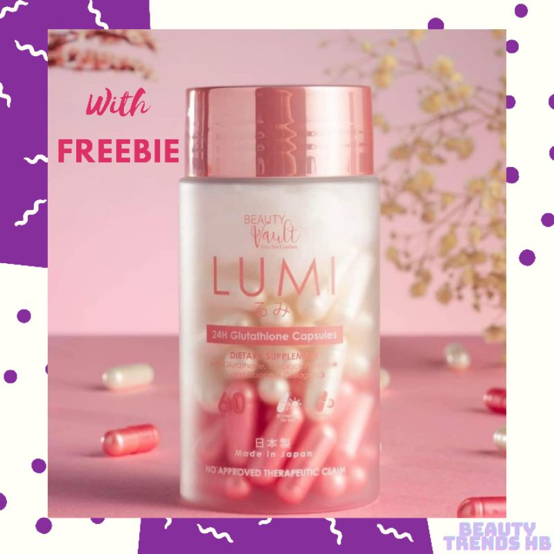 Lumi 24H Glutathione Capsules By Beauty Vault Shopee Philippines