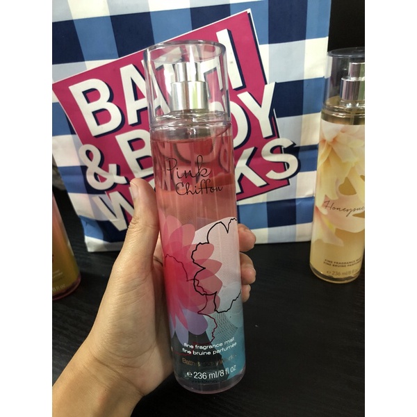 Authentic Bath Body Works Fragrance Mist Pink Chiffon Ml Shopee