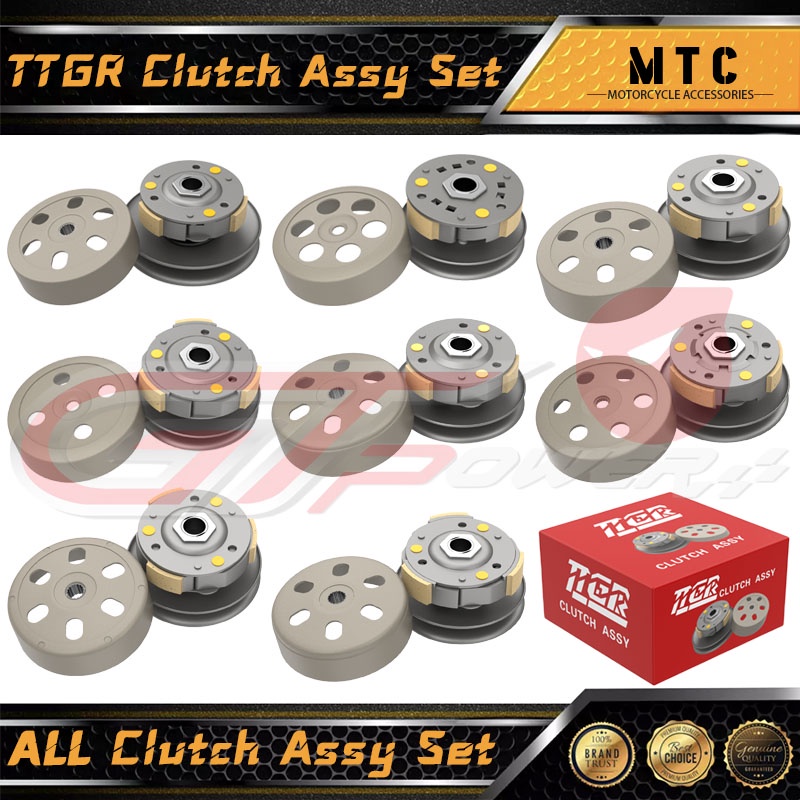 TTGR Clutch Assy Set CLICK125i MIO MIO125 MIO M3 SKYDRIVE GY6 125 BEAT