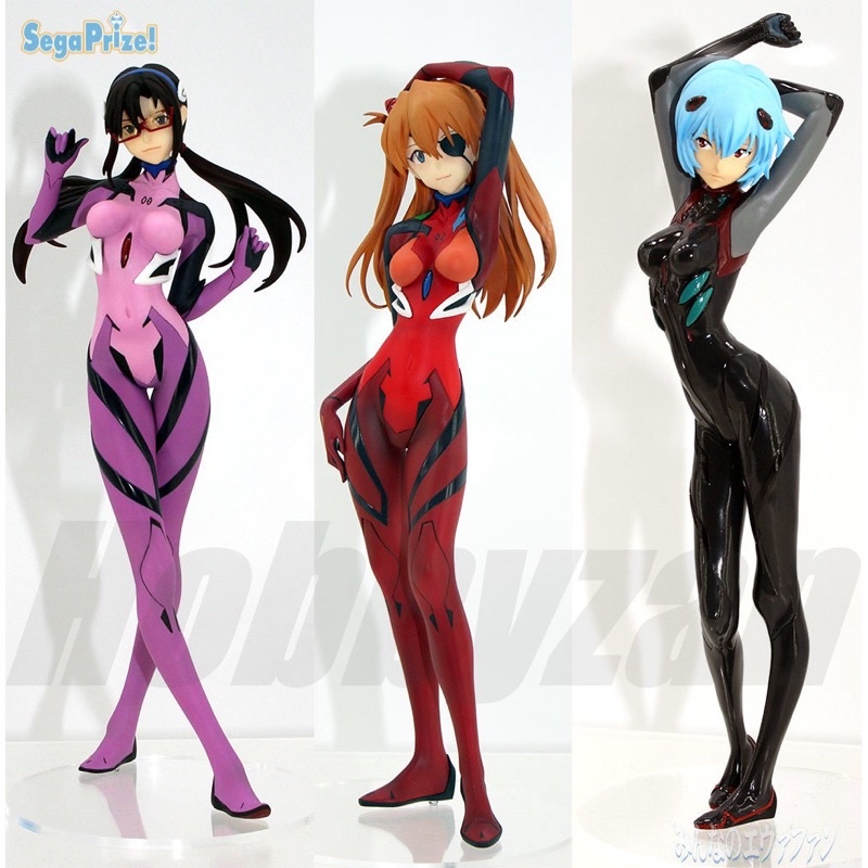 Sega Lpm Evangelion Ayanami Rei Makinami Mari And Asuka Langley