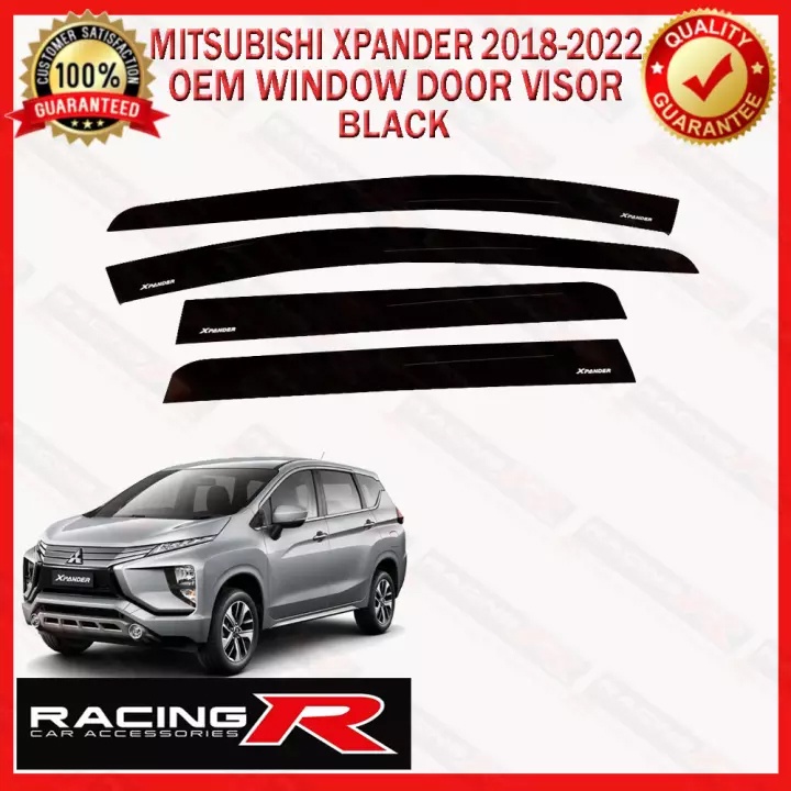 Xpander To Window Door Visor Black Oem Injection Rain