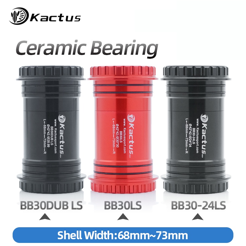 Original KACTUS MTB Bottom Bracket Ceramic Bearing BB30 24 BB30DUB On