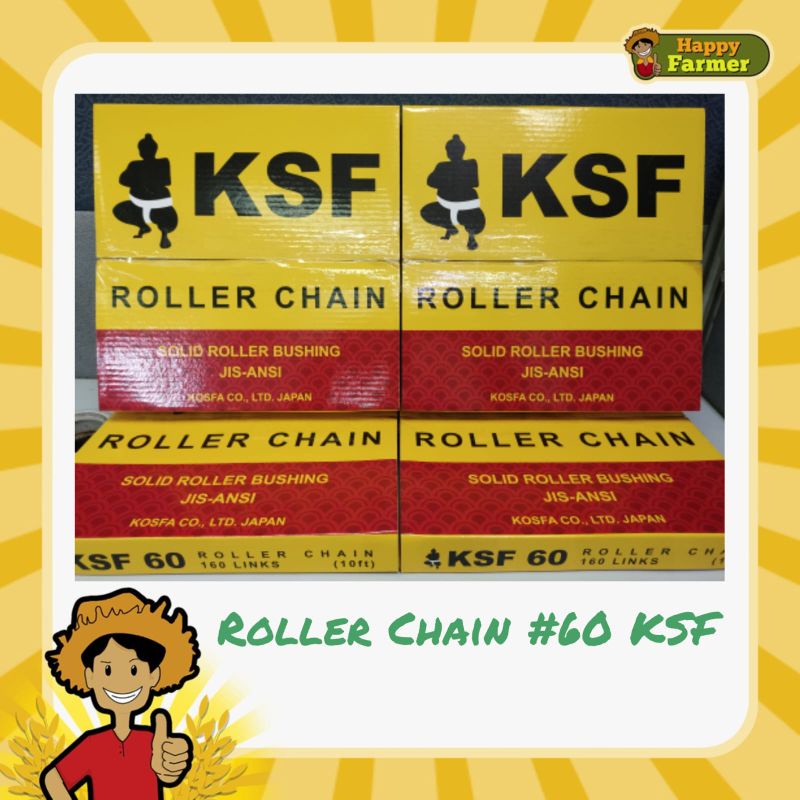 Roller Chain Japan Ksf Traktora Hand Tractor Kuliglig X Ft Chain