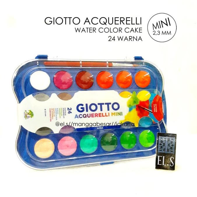 Giotto Acquerelli Mini Colors Watercolor Cake Watercolor