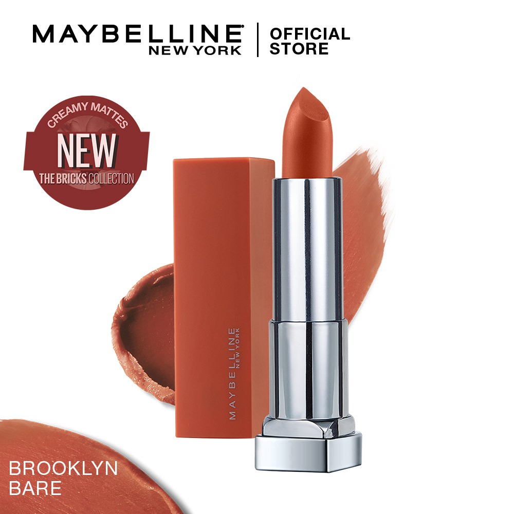 Maybelline Creamy Mattes City Heat Lipstick The Bricks Collection Shopee Philippines