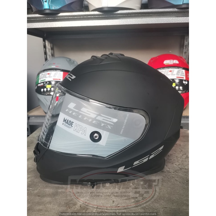 LS2 HELMET FF800 STORM MONO MATTE BLACK Shopee Philippines