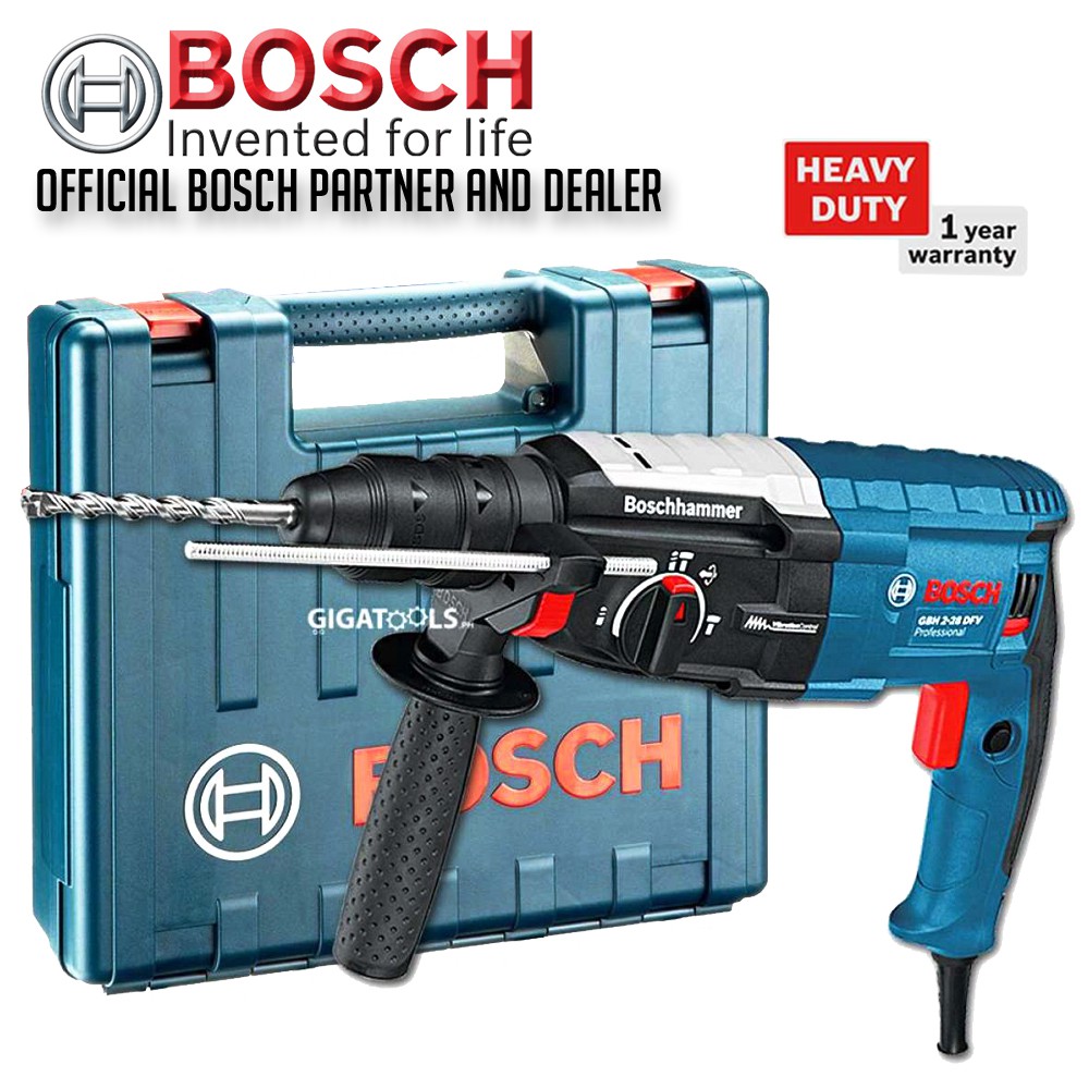 Bosch GBH 2 28 DFV Professional Rotary Hammer With SDS Plus Heavy Duty