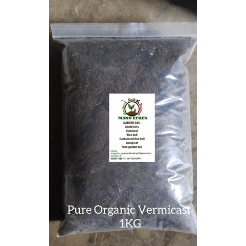 Pure Vermicast Fertilizer High Quality Kg Shopee Philippines