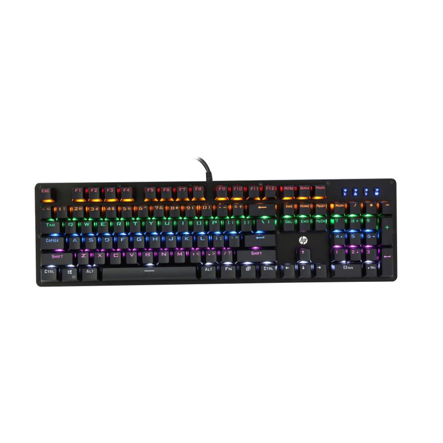 Hp Gk F Wired Full Size Rgm Backlit Mechanical Gaming Keyboard