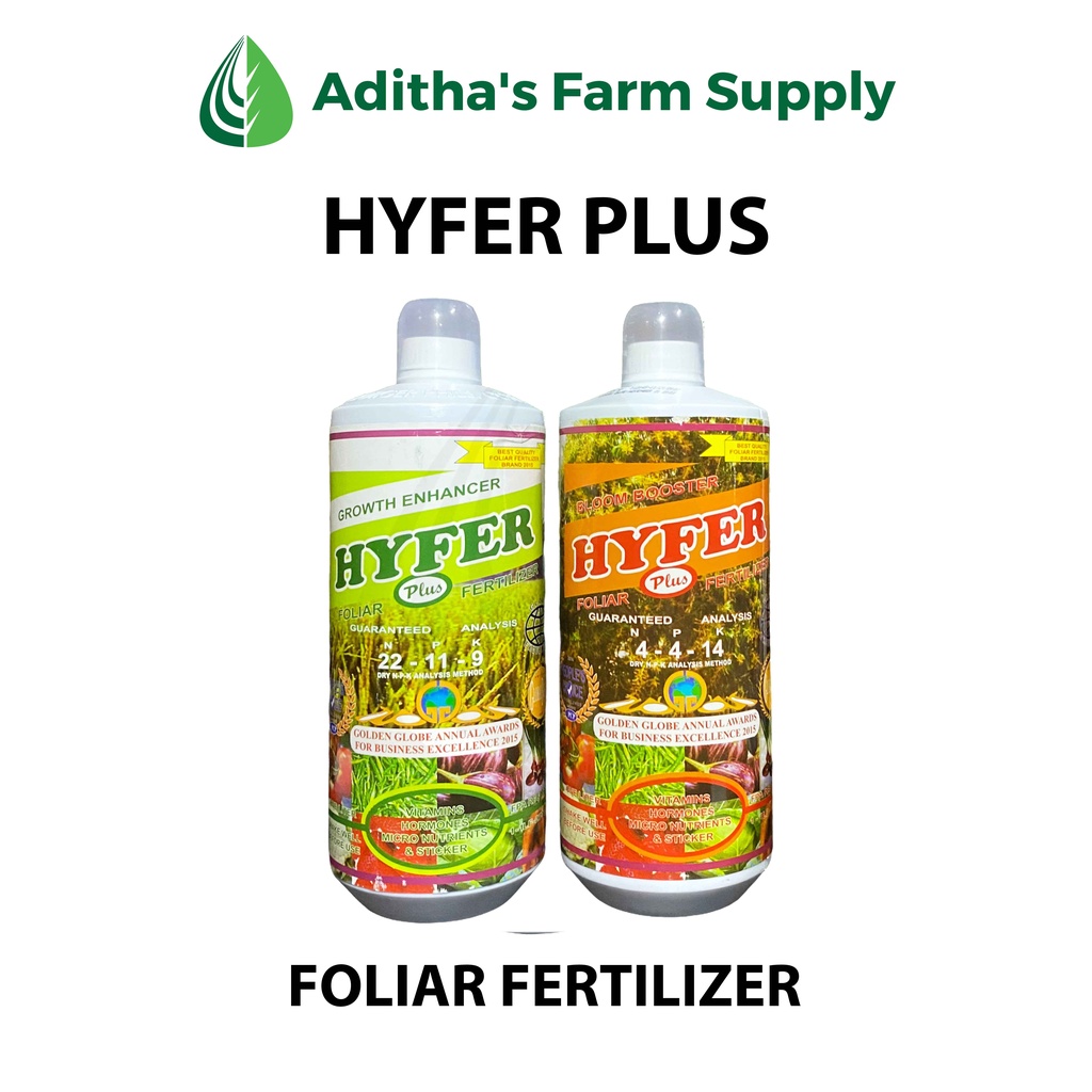 Foliar Fertilizer Hyfer Plus Growth Enhancer Bloom Booster Liter