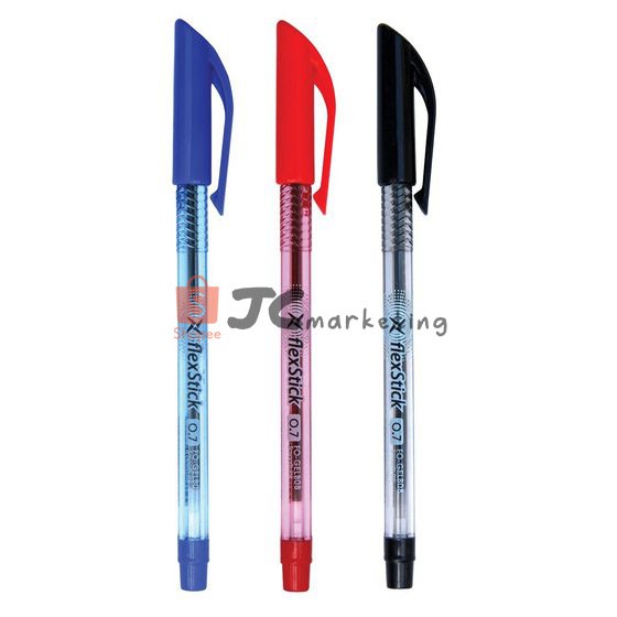 Pcs Flex Office Flex Stick Ballpen In Blue Black And Red