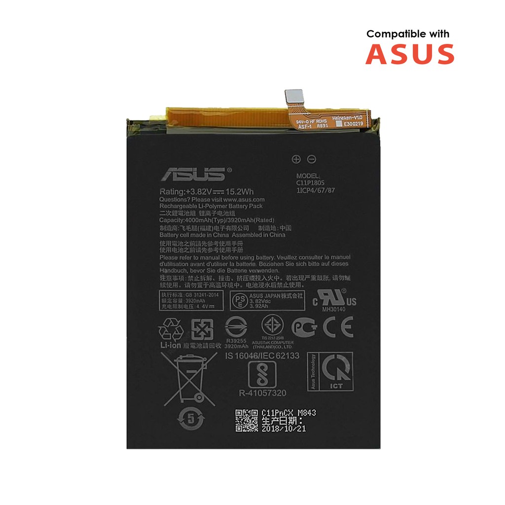 Asus Zenfone Max M Zb Kl Phone Battery C P Replacement Type