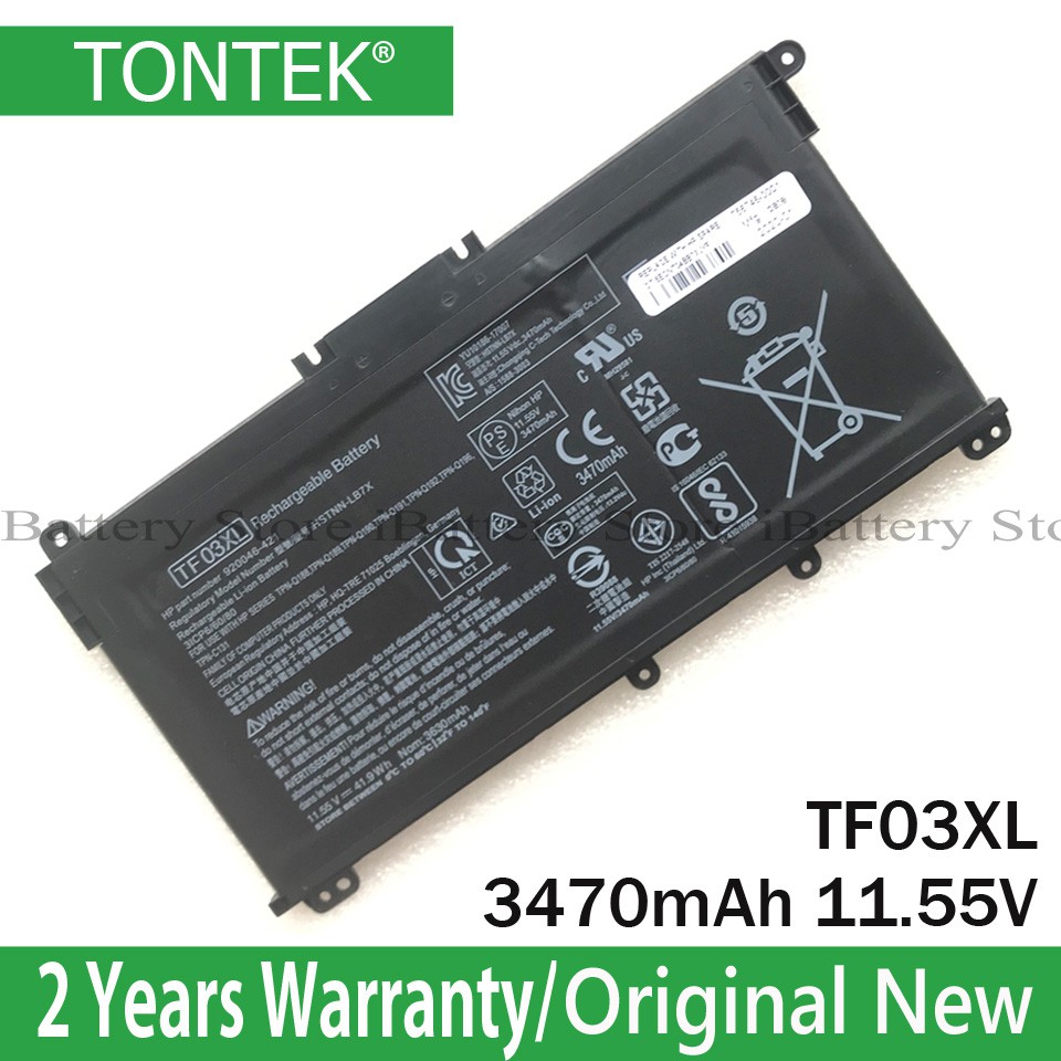 HPAe Genuine Battery TF03XL For HP Pavilion 15 CC 14 Bf033TX 14 Bf108TX