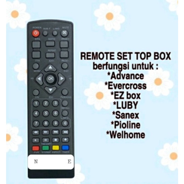 Remote SET TOP BOX STB LUBY ADVANCE PIOLINE NEW Shopee Philippines