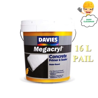 Davies Megacryl Concrete Primer Sealer WHITE 16 Liters Pail Size