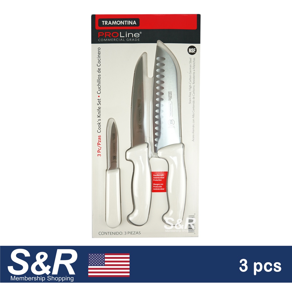 Tramontina Proline Commercial Grade Cook S Knife Set Pcs Shopee