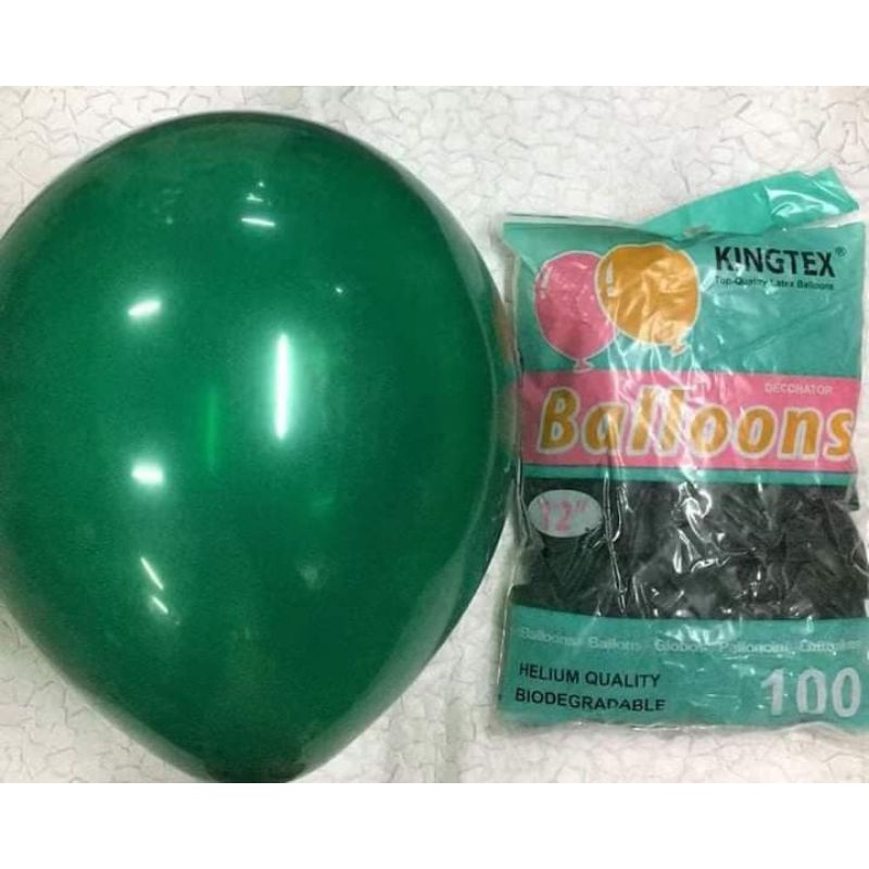 Emerald Green Plain Balloons 100pcs Shopee Philippines