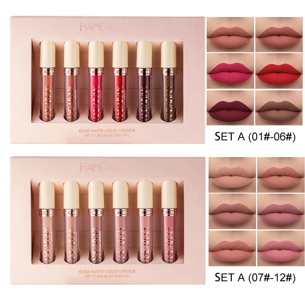 In Stock Lipstik Lipstint Handaiyan Pcs Set European American Lip