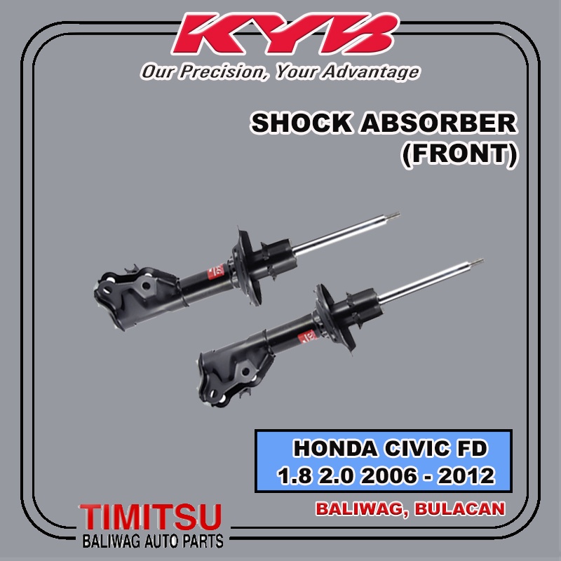 SHOCK ABSORBER FRONT SET HONDA CIVIC 1 8 2 0 2006 2012 PART NO 339074