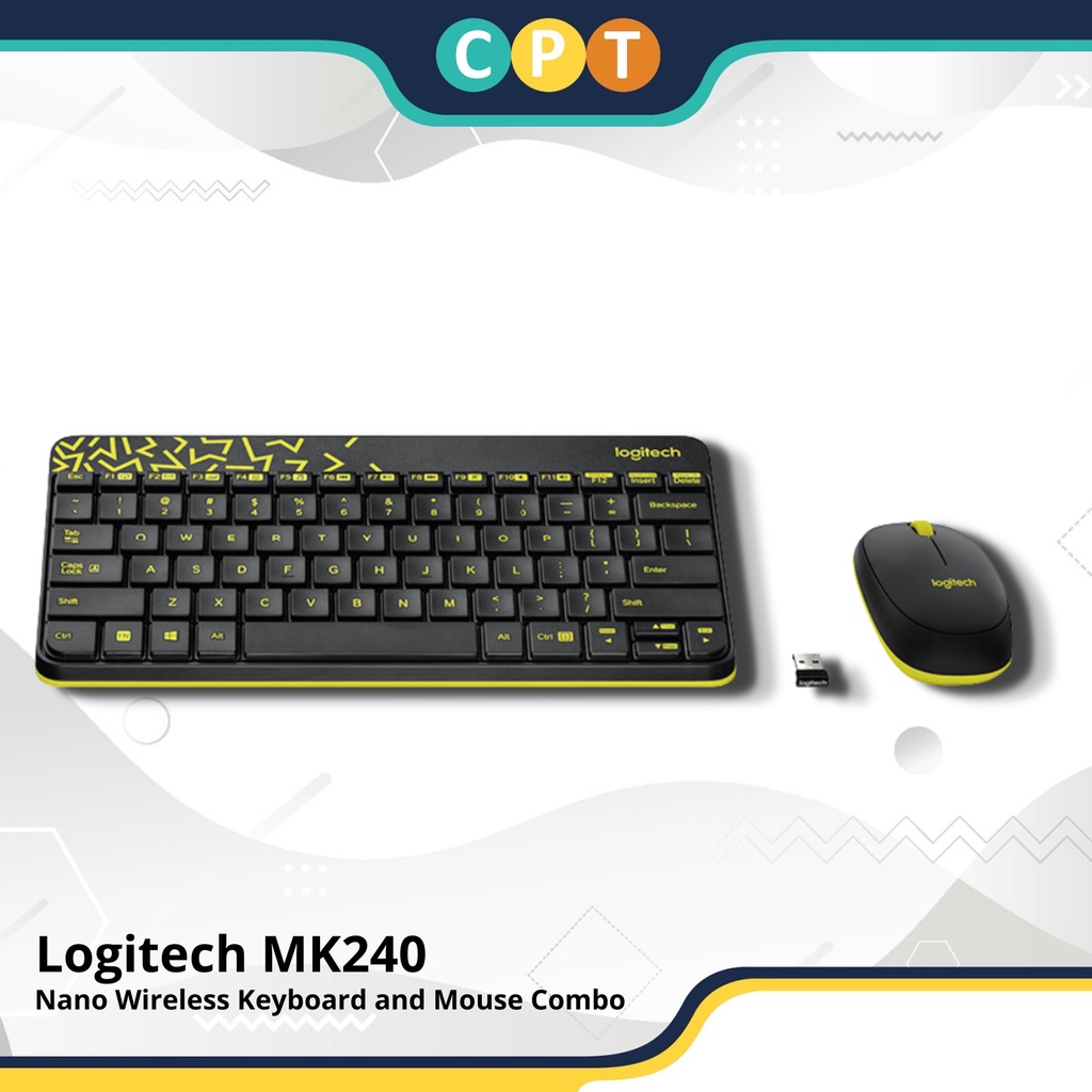 Logitech Mk Nano Wireless Keyboard And Mouse Combo Shopee Philippines