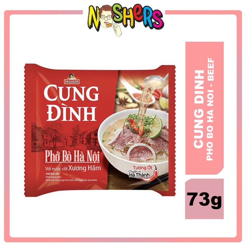 Noshers Cung Dinh Instant Beef Noodles Pho Bo Ha Noi Vietnam Product