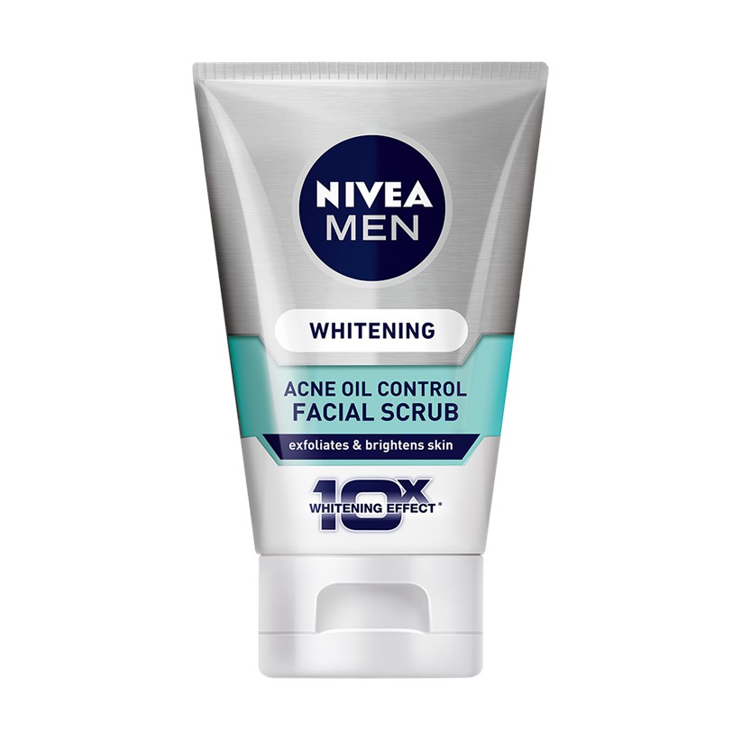 Nivea Men Whitening Acne Scrub 100g Shopee Philippines