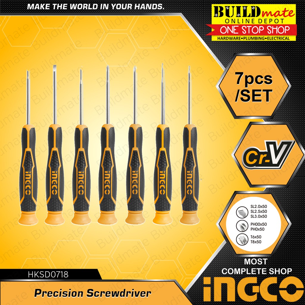 Ingco Precision Screwdriver Pcs Set Hksd Buildmate Iht Shopee