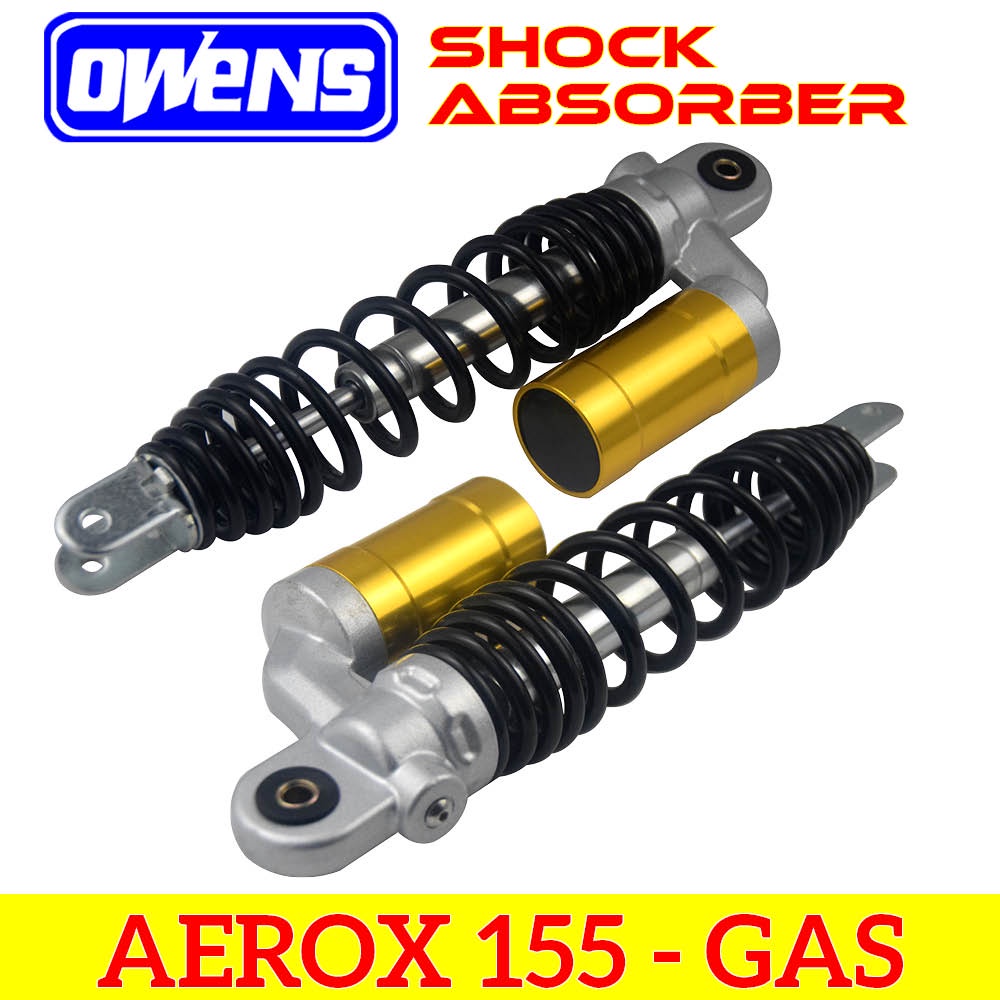 Aerox Gas Owens Motorcycle Rear Shock Absorber Pair Shopee