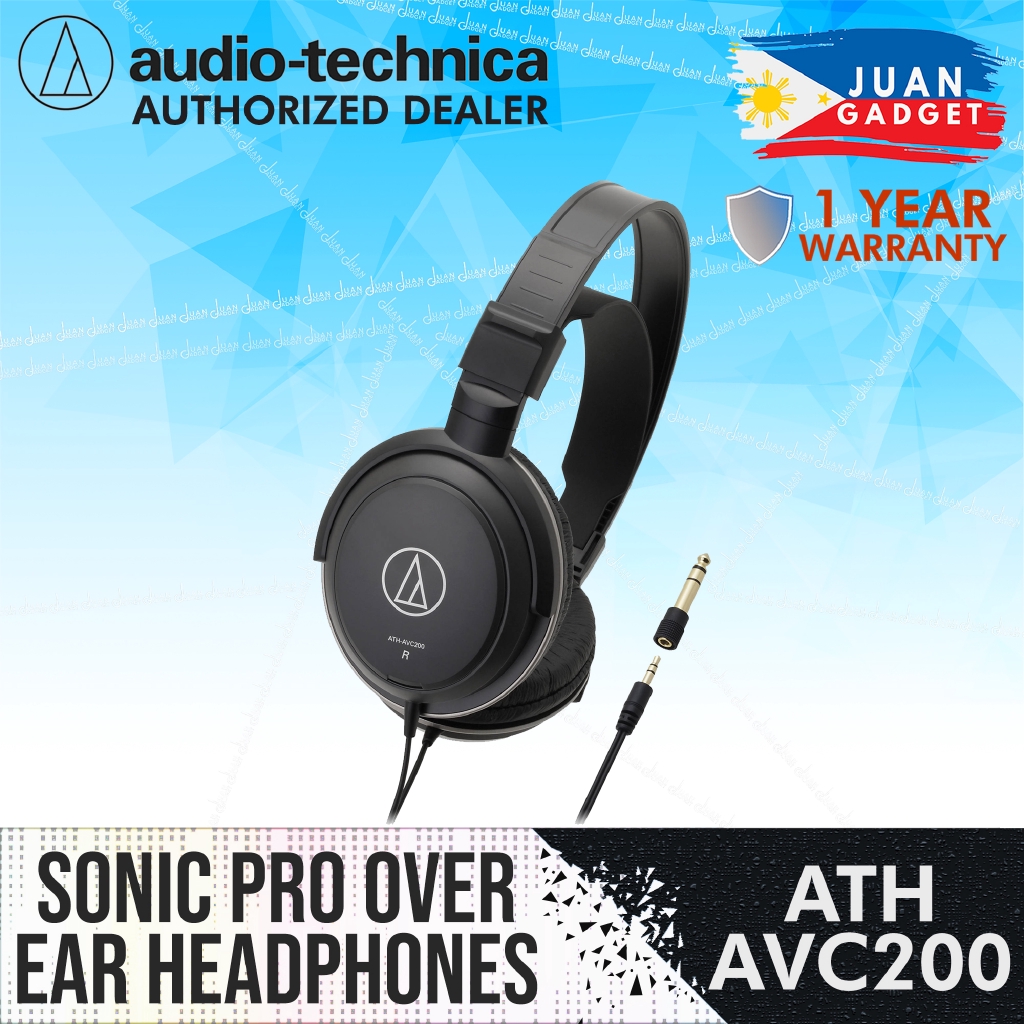 Audio Technica Consumer Ath Avc Sonicpro Over Ear Headphones