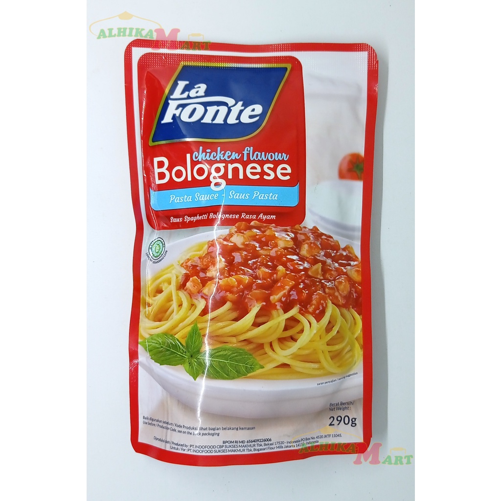 La Fonte Chicken Flavour Bolognese Paste Sauce Net G Shopee