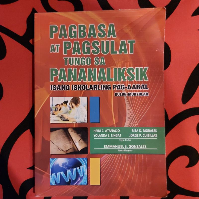 Filipino Book Pagbasa At Pagsulat Tungo Sa Pananaliksik Shopee Philippines