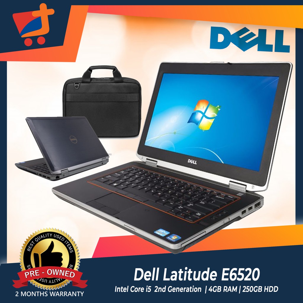 Dell Latitude E6520 Intel Core I5 2nd Gen Notebook Laptop Shopee