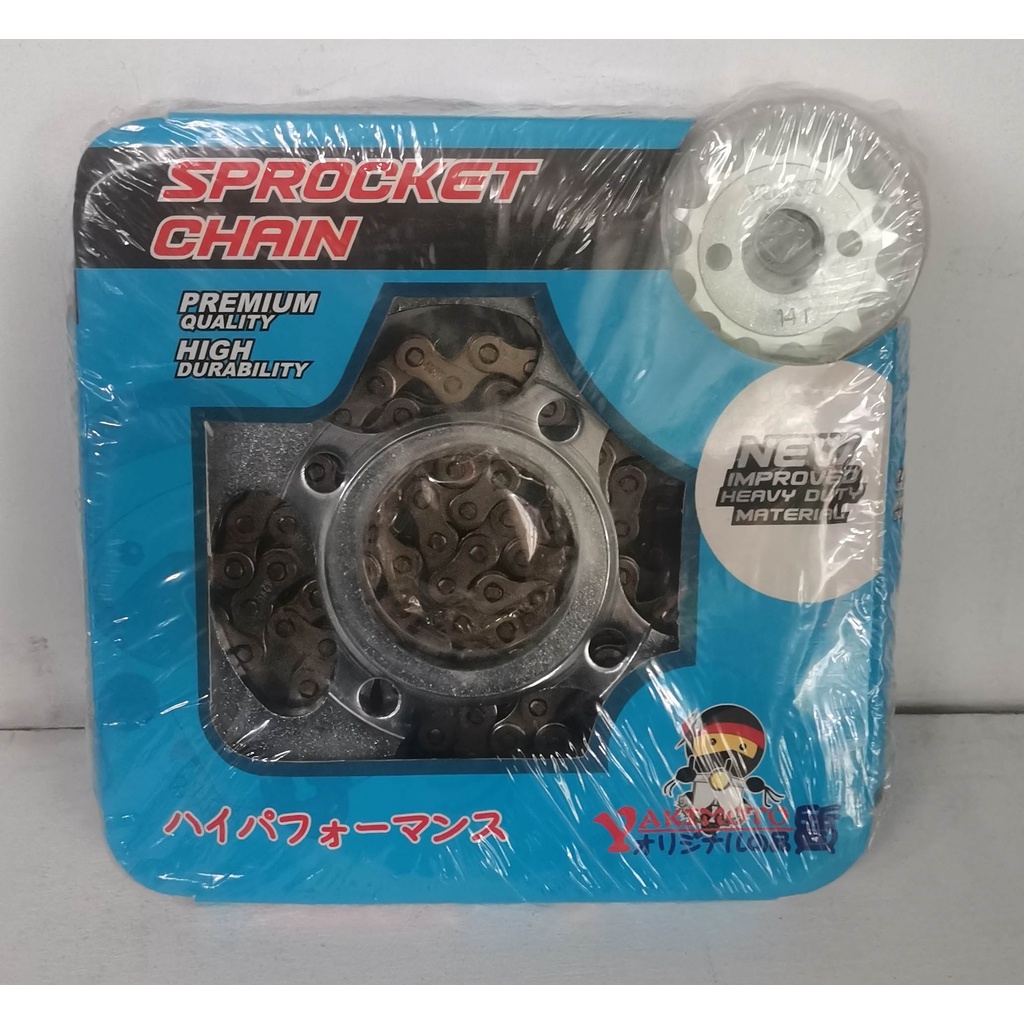 TMX Supremo Chain Sprocet Set 14T 45T 130L 428H Yakimoto Shopee