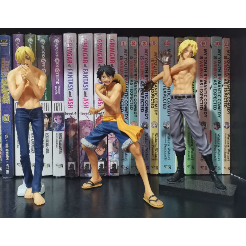 Authentic Banpresto The Naked One Piece Body Calendar Luffy Sabo And