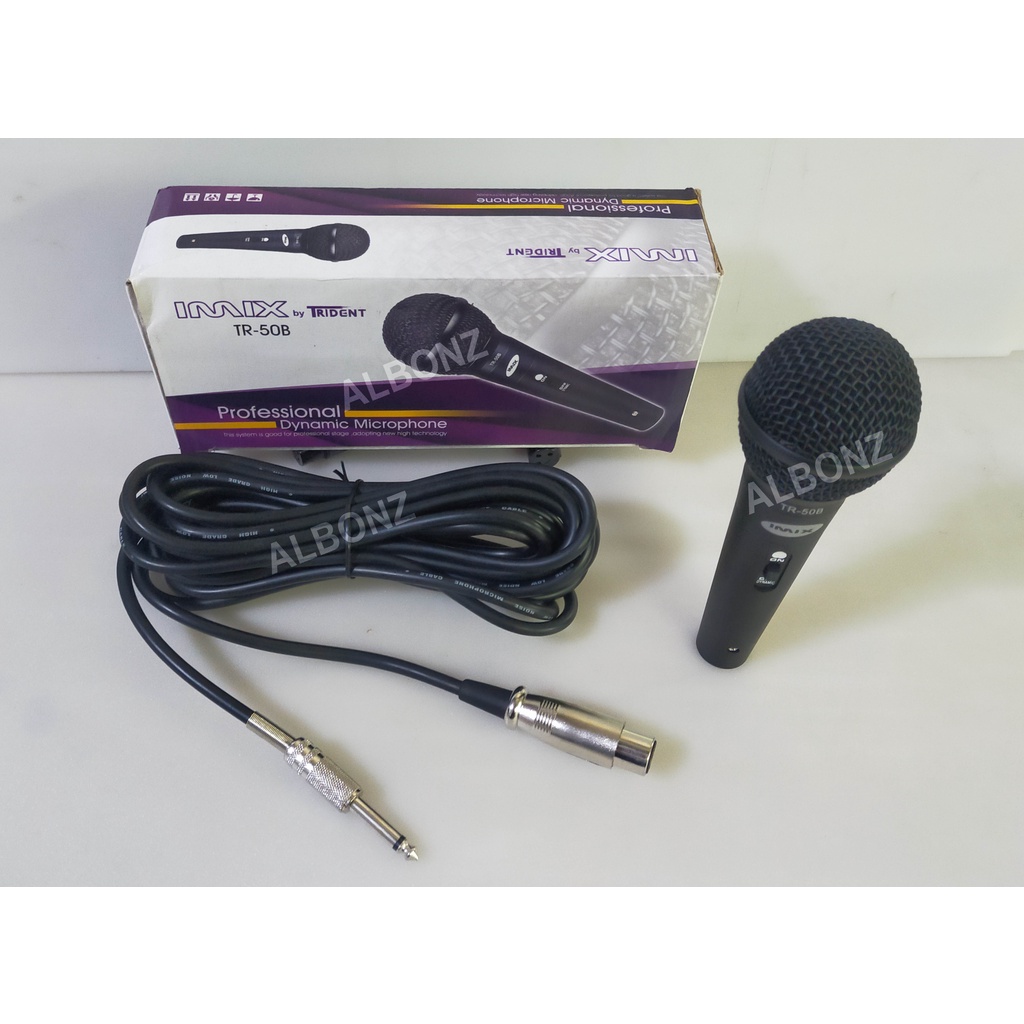 Professional Dynamic Microphone Imix By Trident Tr B Shopee Philippines