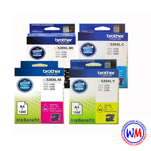 Brother LC 539XL LC 535XL Genuine Ink Cartridge LC539 LC535 LC539XL