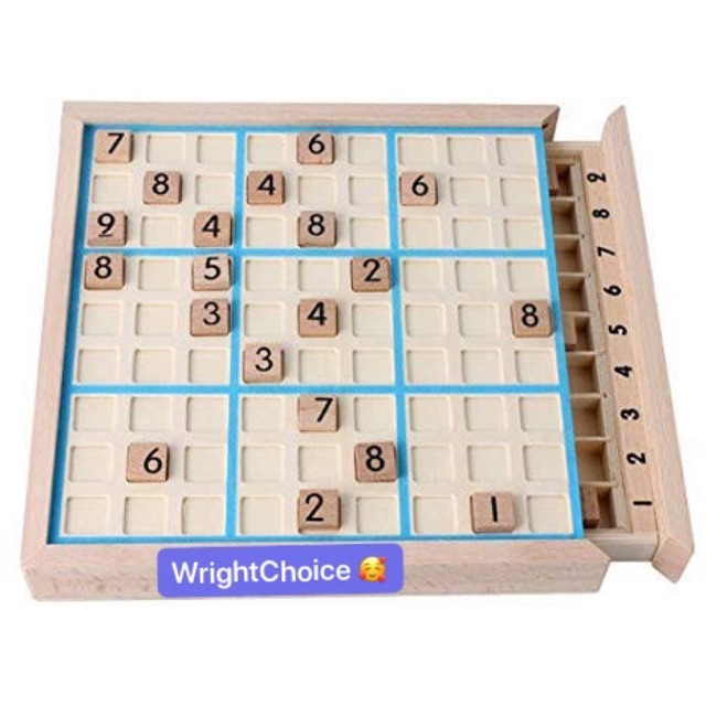 Wooden Sudoku Game Board Shopee Philippines