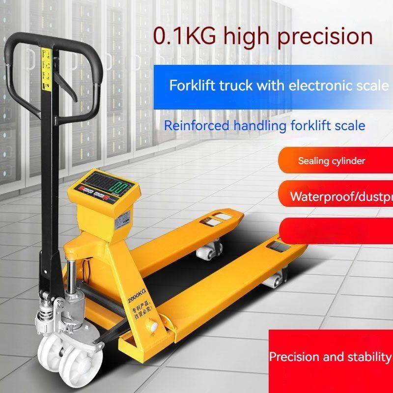 Electronic Forklift Weighing Forklift Manual Hydraulic Forklift With