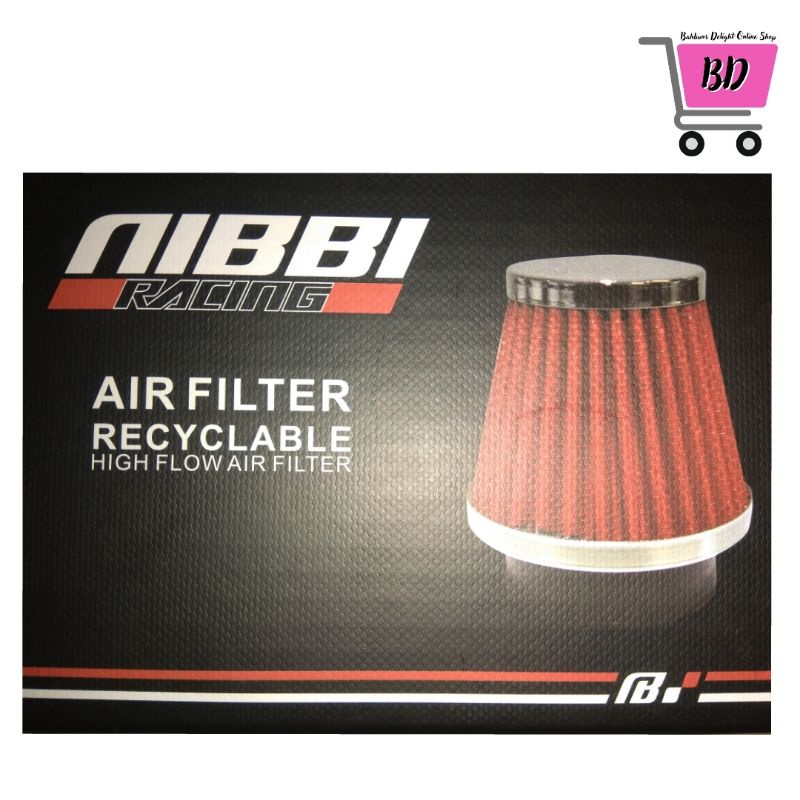 Motorcycle Nibbi Air Filter Universal Curved 48mm Shopee Philippines