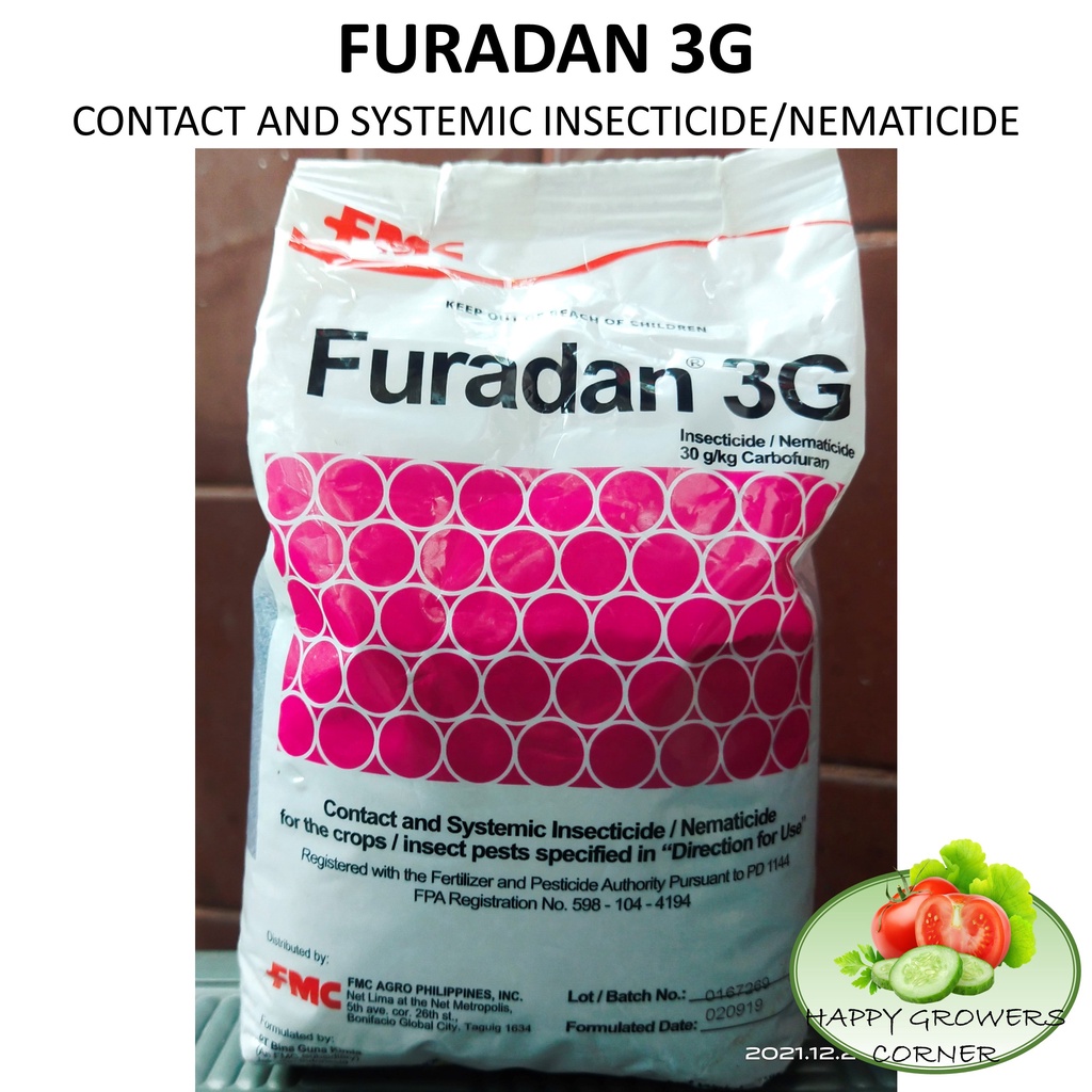 Furadan G Broad Spectrum Systemic Insecticide Nematicide Grams