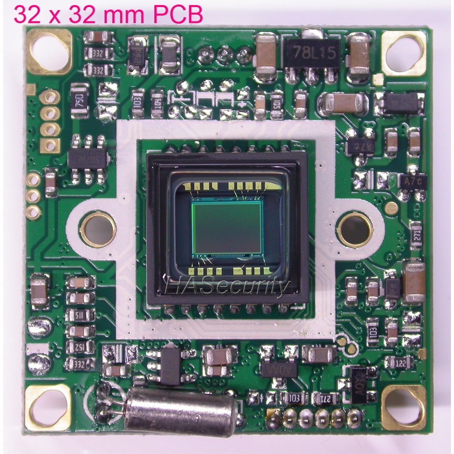 32x32mm PCB EFFIO E 1 3 Sony Super HAD CCD ICX811 Image Sensor CXD4140