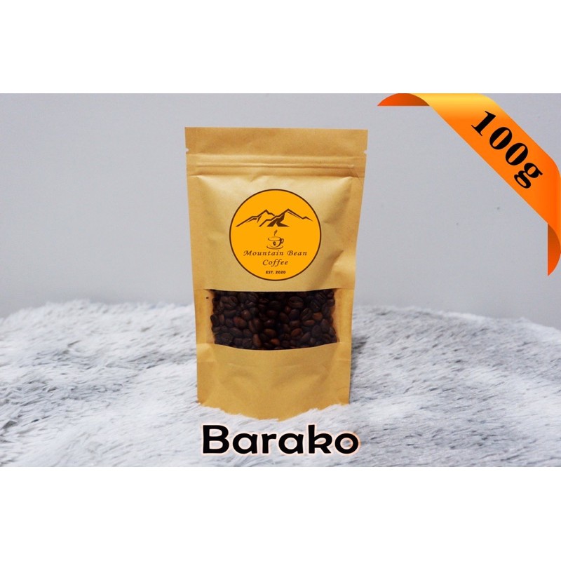 BARAKO BLEND 100 GRAMS CORDILLERAS FRESH COFFEE BEANS AND GROUNDS