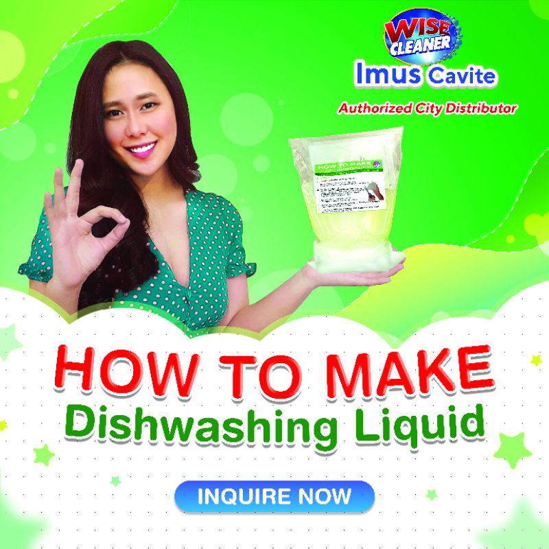 Wise Cleaner Diy Regular Dishwashing Liquid Kit Shopee Philippines