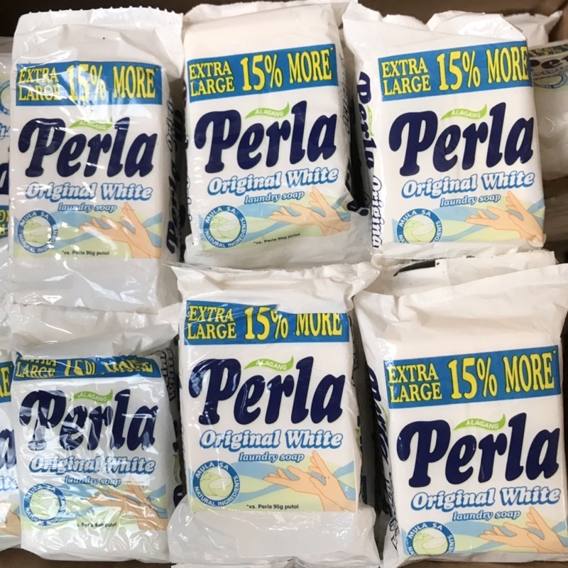 Perla Original White Laundry Soap 95g Shopee Philippines