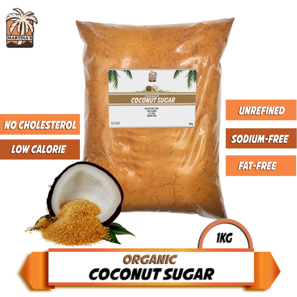 Organic Coconut Sugar Coco Sugar 1kg Martina S Natural Sweetener