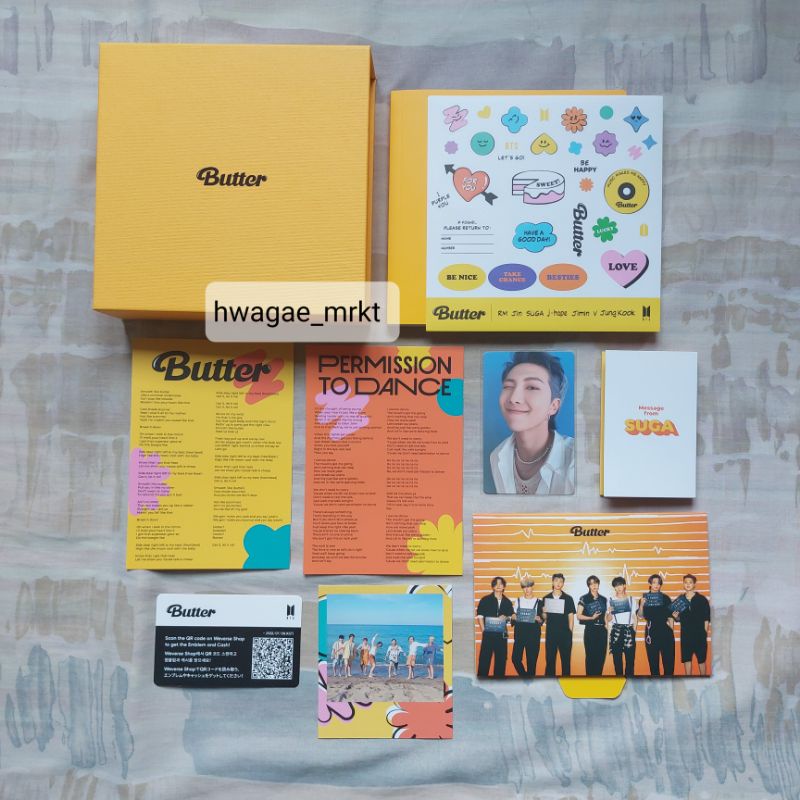 BTS BUTTER CREAM UNSEALED ALBUM Shopee Philippines